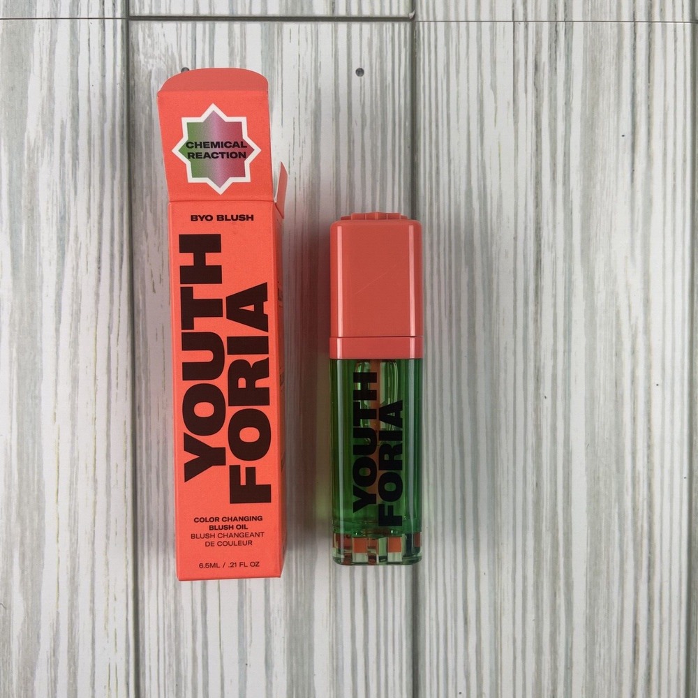 YouthForia Byo Blush - Color Changing Blush Oil Chemical Reaction 0.21 OZ NIB